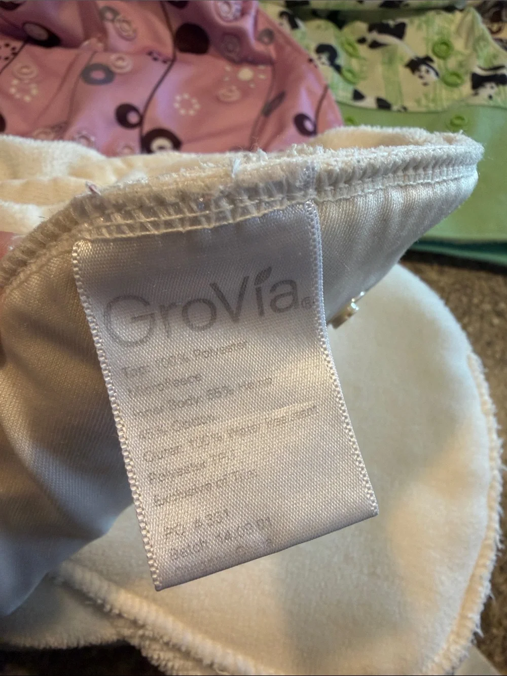 GroVia Multi-Color Reusable Cloth Training Pants diaper system
